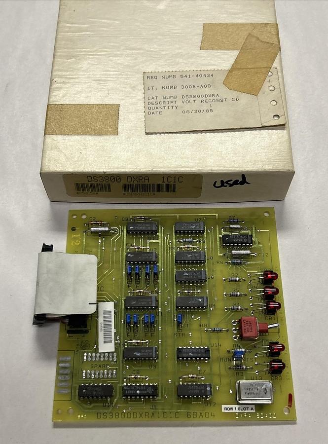 Used GENERAL ELECTRIC,DS3800DXRA1C1C,SIGNAL RECEIVER CARD