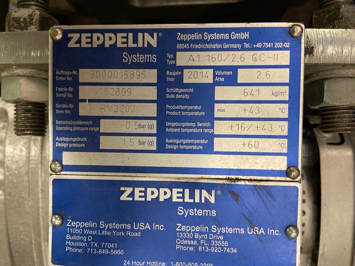 Zeppelin Systems,RV3202,Type A1 Size 160 Rotary Discharge Feeder RV3202