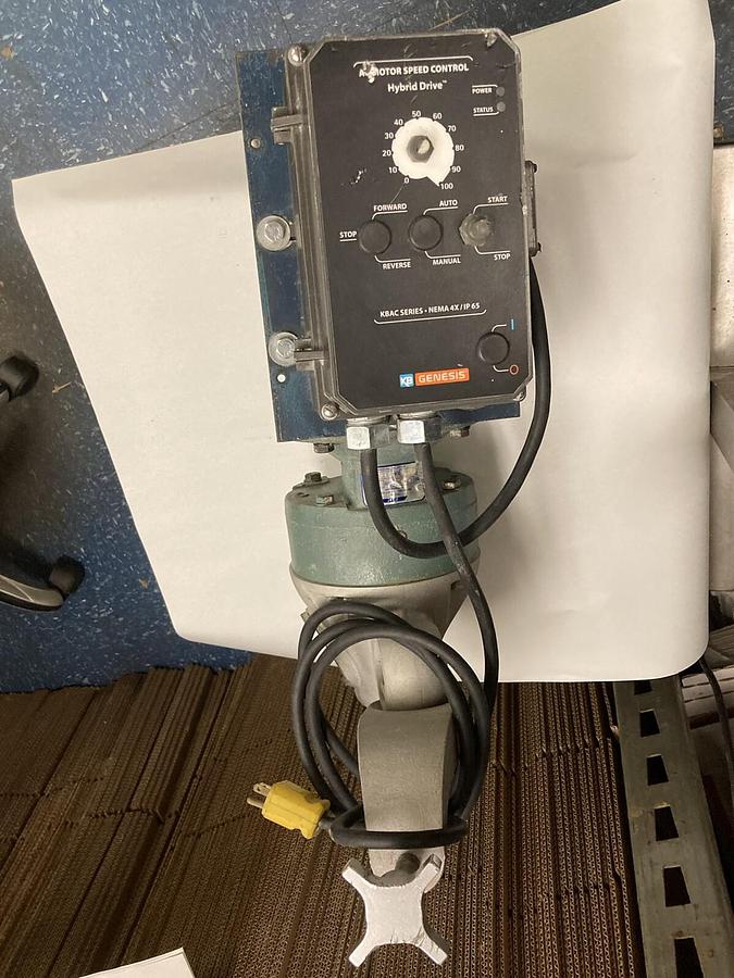 Used IPTS,RPQ1,3-Phase Mixer 0.33Hp Converted 110V 1ph by Genesis Hybrid Control