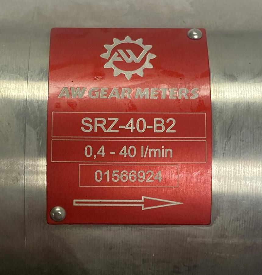 AW GEAR METERS,SRZ-40-B2 PD,FLOW METER NOS