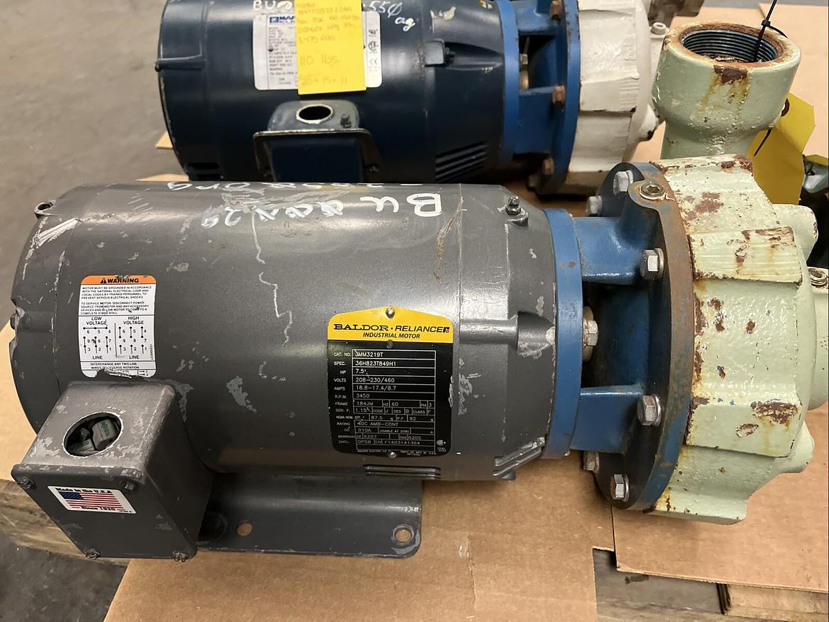 Used SCOT,52,CENTRIFUGAL PUMP 2.5"X2" 7.5HP 3450RPM 3PH