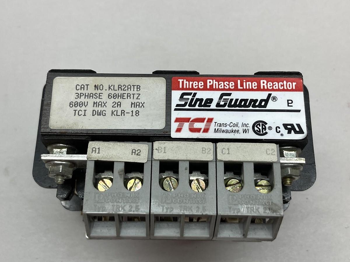 Used TCI,KLR2ATB,Three Phase Line Reactor