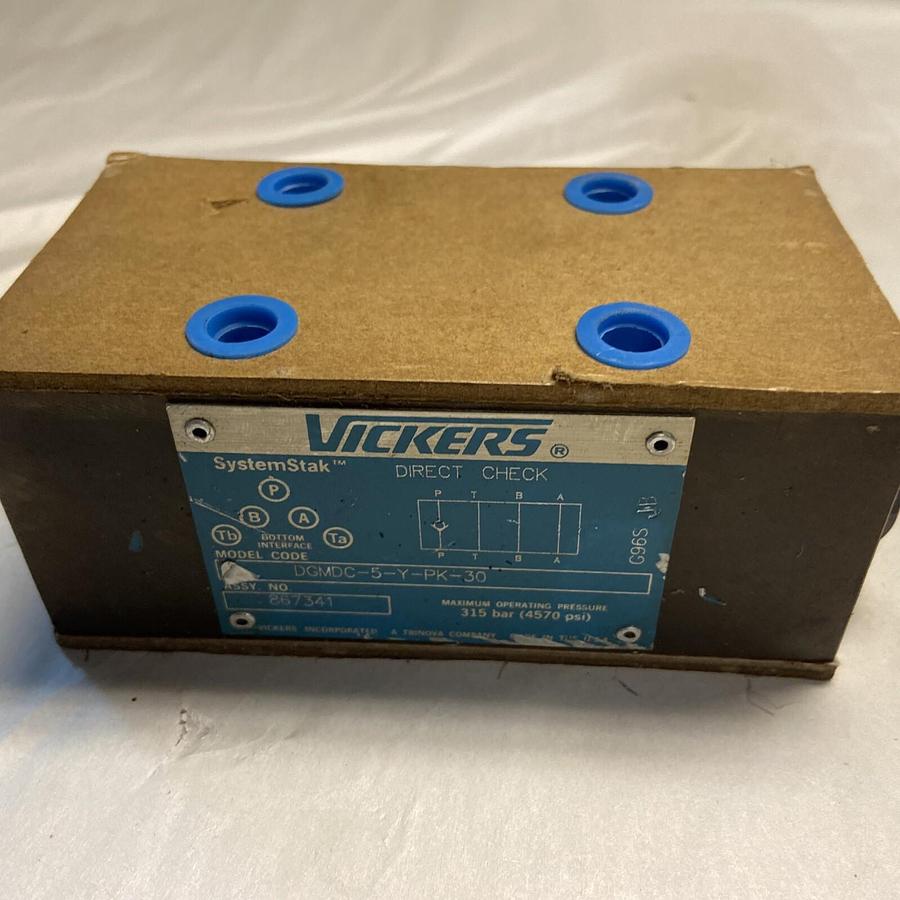 Vickers,DGMDC-5-Y-PK-30,Pilot Check Valve New NO Box