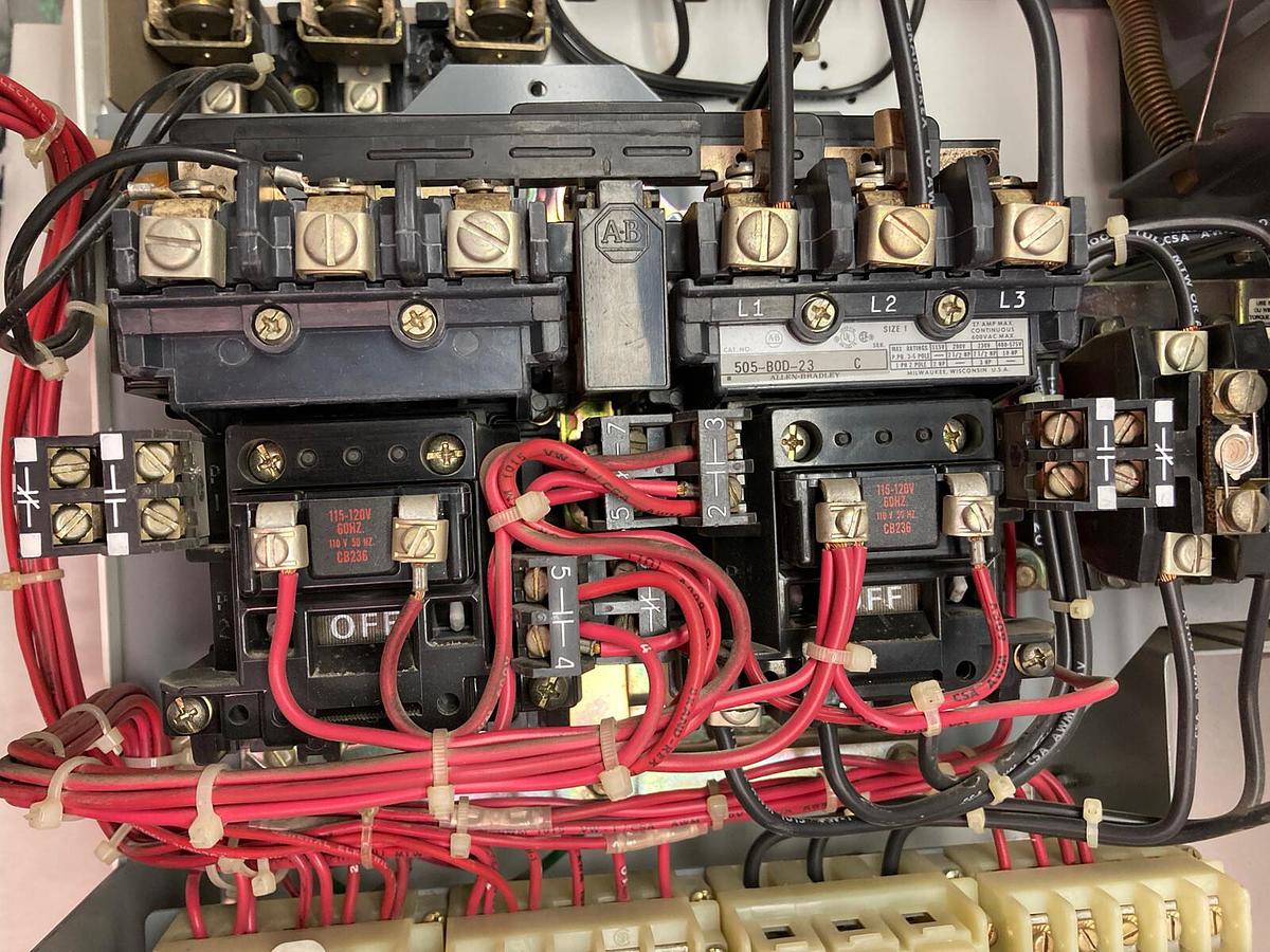 Used Allen-Bradley,2106B,Size 1 Fused MCC 20 Inch Reversing Starter Feeder Bucket