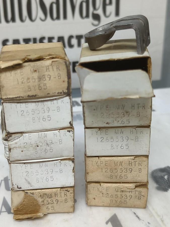 WESTINGHOUSE,1265539-B,TYPE-MW  BY65  OVERLOAD HETER ELEMENTS LOT OF 10 NOS