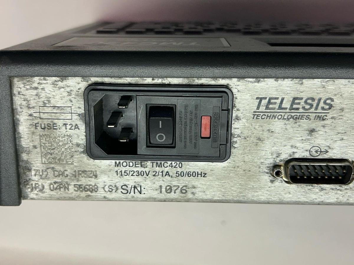 Used Telesis,TMC420,Marking System Controller 50/60Hz 115/230V 2/1A