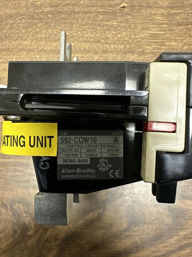 Allen Bradley,592-COW16,Overload Relay Ser A