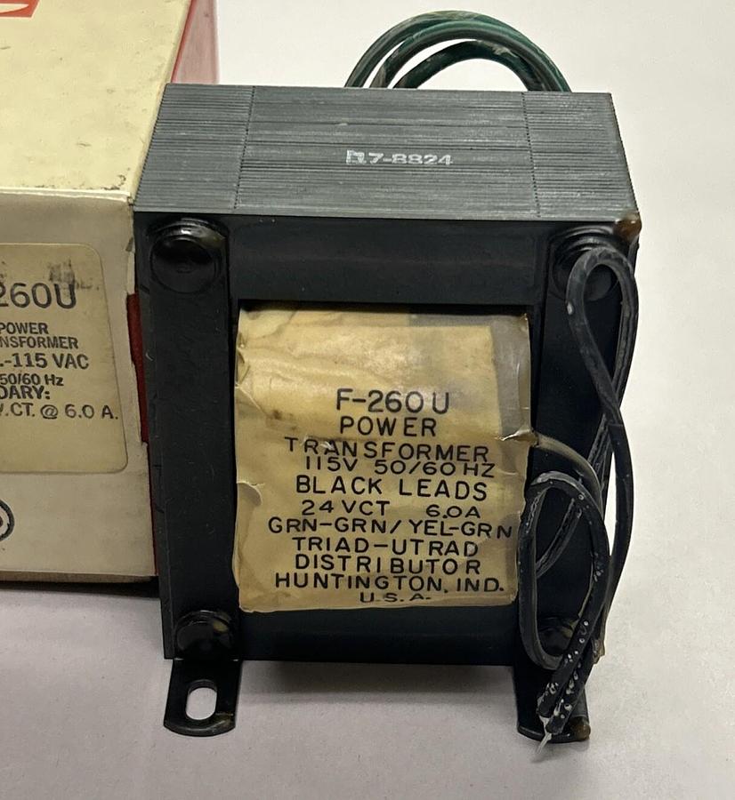 Used TRIAD MAGNETICS,F-260U,POWER TRANSFORMER NOS