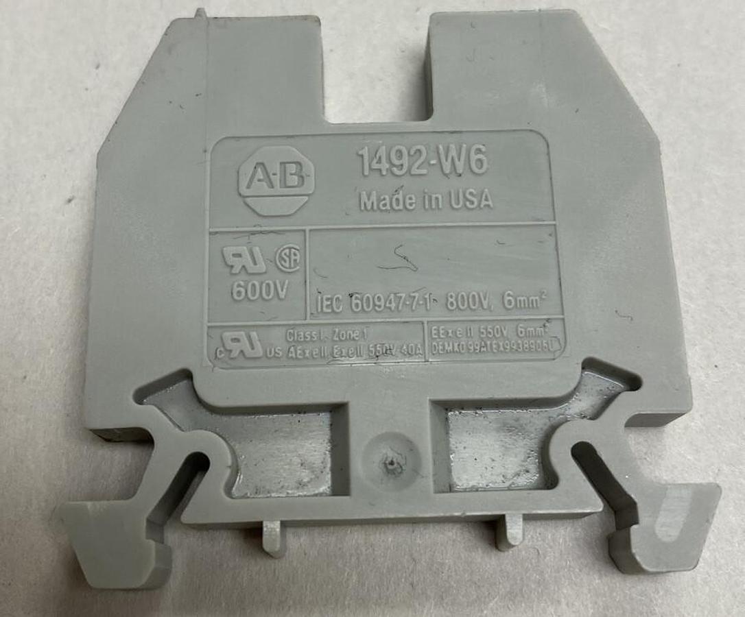 Allen-Bradley,1492-W6,Terminal Blocks Lot Of 8