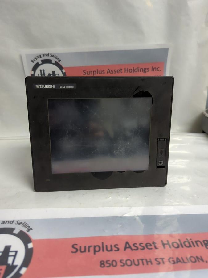 Used MITSUBISHI,GT1455-QTBD,GRAPHIC OPERATIONAL TERMINAL TOUCHSCREEN PRE-OWNED