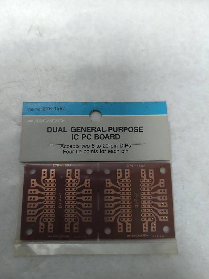 ARCHER,276-159A,EXPIRMENTAL DUAL IC BOARD NOS