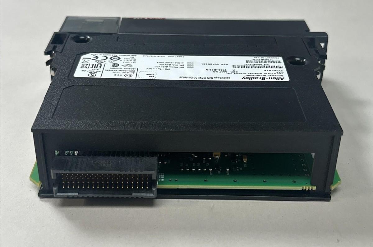 Used ALLEN BRADLEY,1756-IB16,SER A DC INPUT MODULE