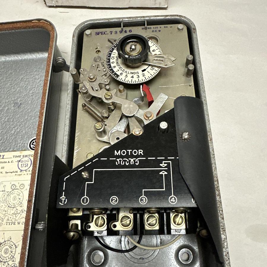 Sangamo,WHR 12X,Time Switch 120V