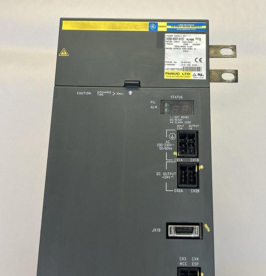 Used FANUC,A06B-6087-H137,SERVO DRIVE POWER SUPPLY