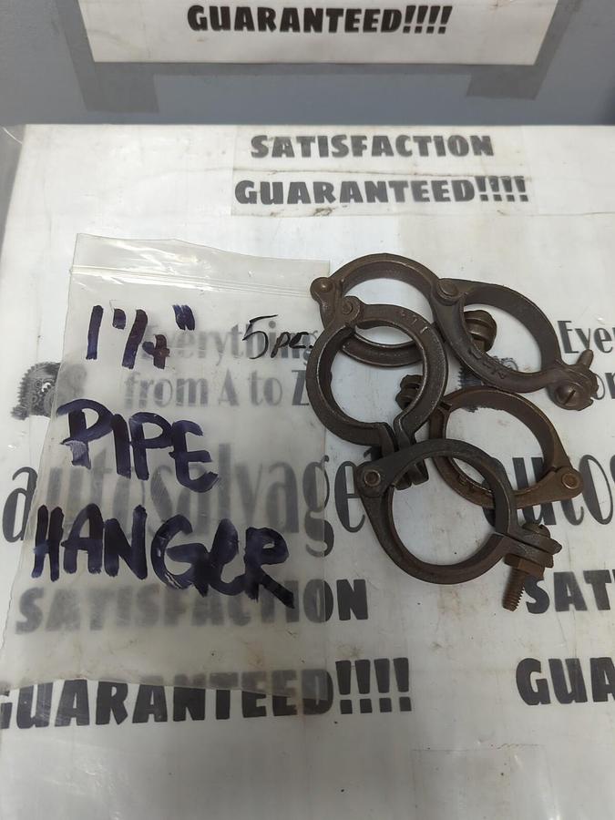 UNBRANDED,1-1/4 INCH,PIPE HANGERS LOT OF 5 NOS