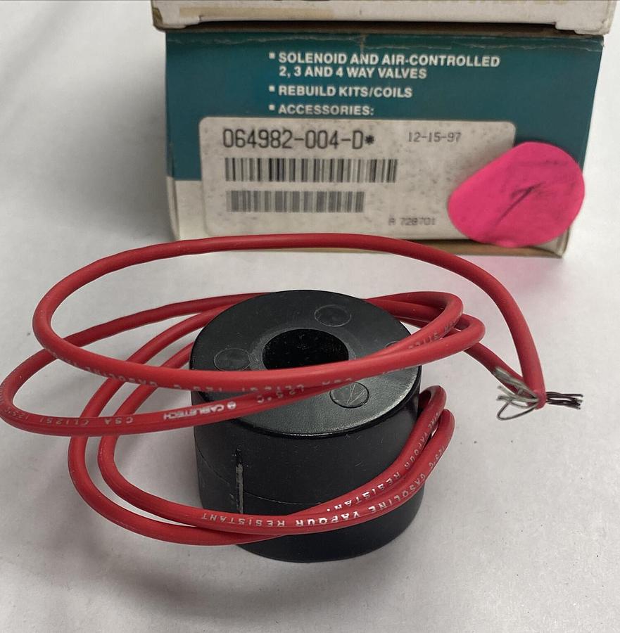 ASCO,064982-004-D,SOLENOID VALVE COIL LOT OF 2 NOS