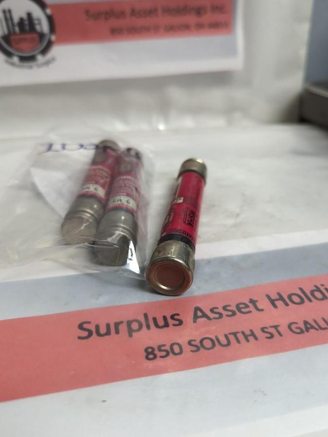 Used LITTELFUSE,IDSR6,INDICATOR 6 AMP FUSE LOT OF 3 PRE-OWNED