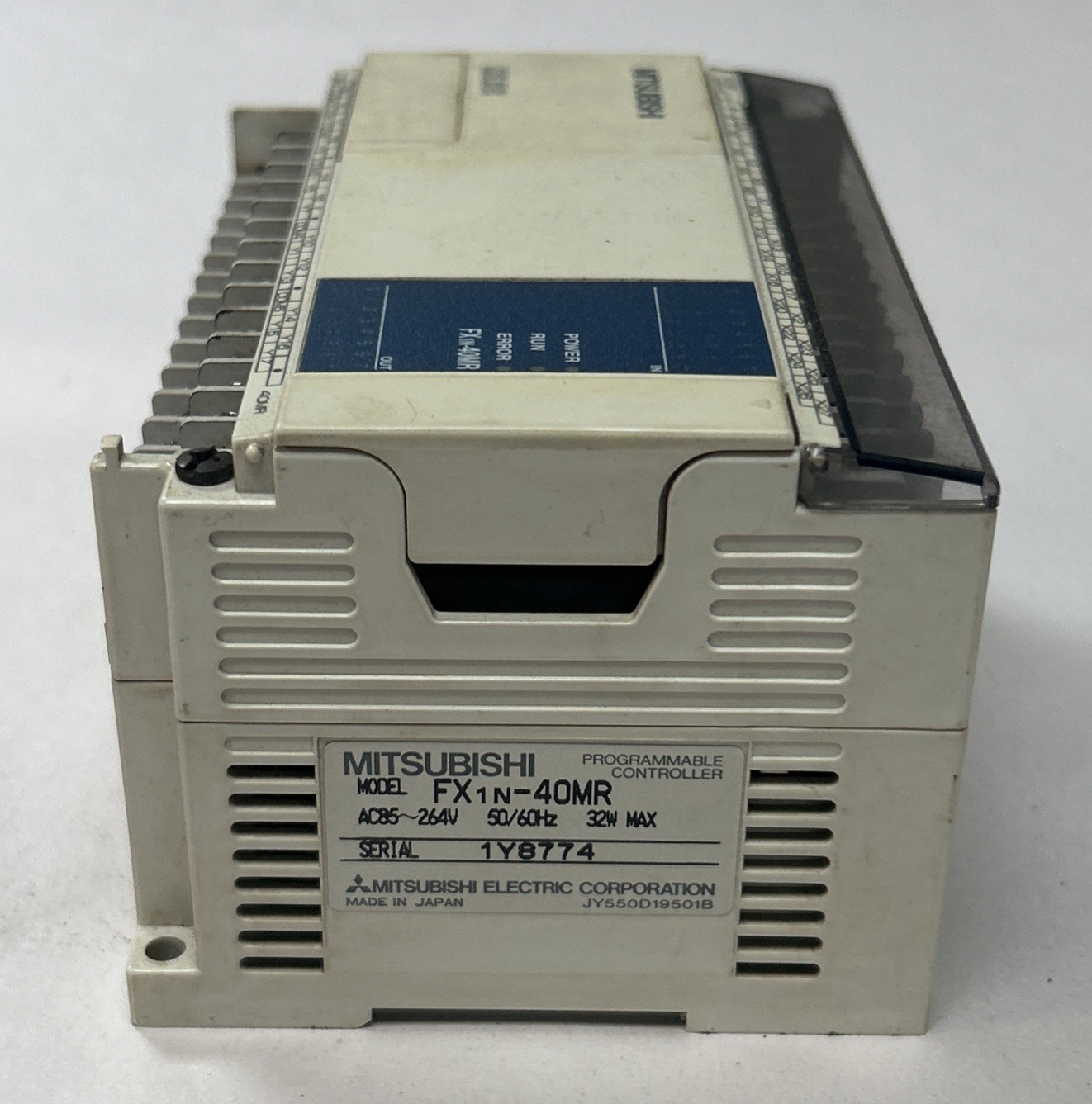 Used MITSUBISHI,FX1N-40MR,PROGRAMMABLE CONTROLLER