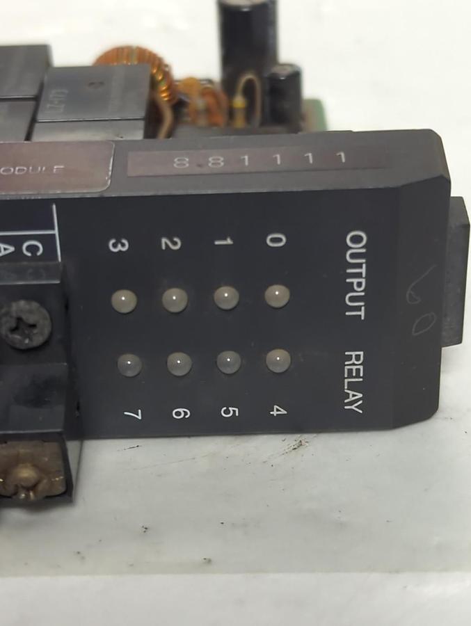 Used GE FANUC,IC610MDL180A,OUTPUT RELAY PRE-OWNED