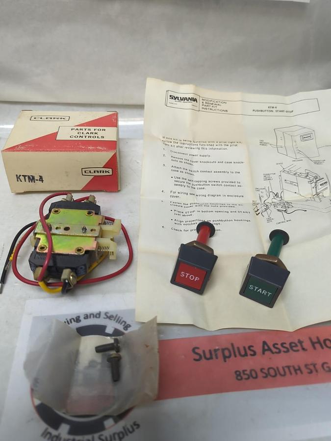 CLARK,KTM-4,PUSHBUTTON START/STOP ASSEMBLY NOS