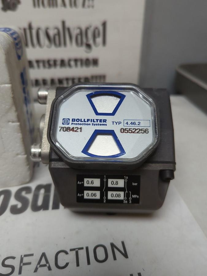 BOLLFILTER,0552256,DIFFERENTIAL PRESSURE INDICATOR NOS