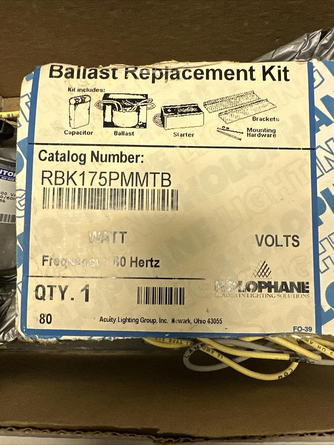 Holophane,RBK175PMMTB,Ballast Kit (G067)