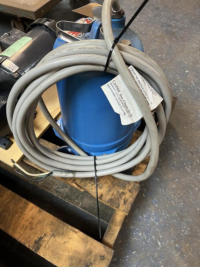 GOULDS,WE1512HH,EFFLUENT SUBMERSIBLE PUMP 1.5HP 230V 1PH