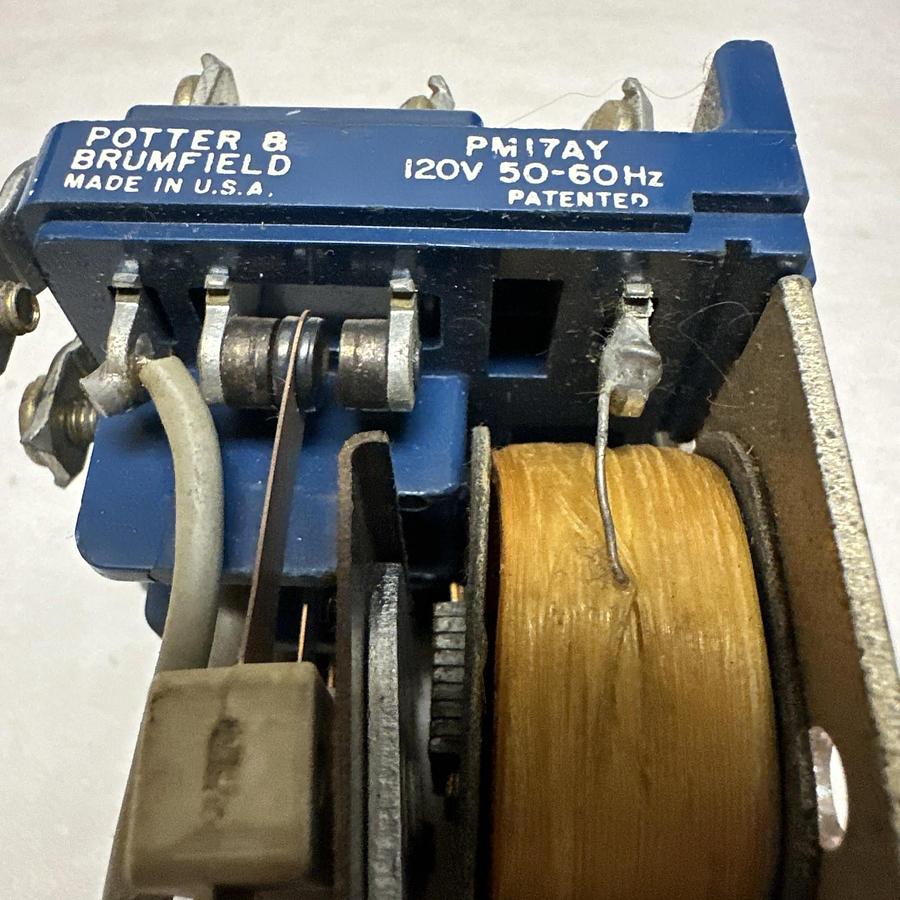 Potter & Brumfield,PM17AY,120/240V 50-60Hz Relay