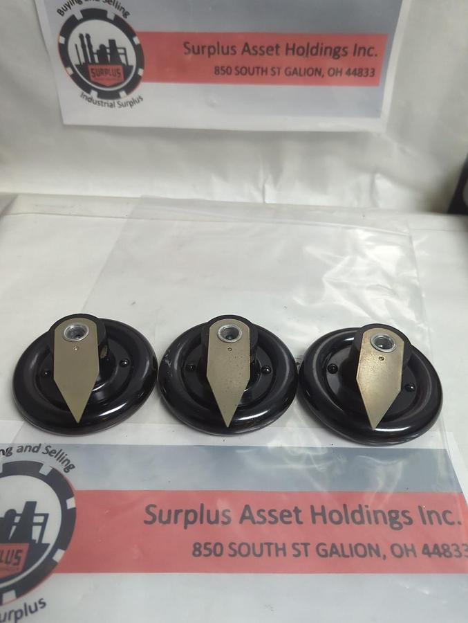 Used OHMITE,5106,KNOB WITH POINTER LOT OF 3 PRE-OWNED