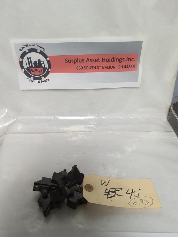 Used ALLEN BRADLEY,W45,THERMAL OVERLOAD HEATER ELEMENT LOT OF 6 PRE-OWNED