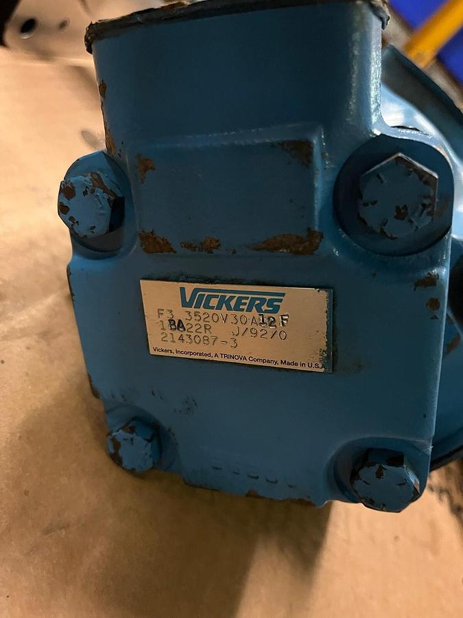 Used VICKERS,F3-3520V30A12F-1BA22R,HYDRAULIC VANE PUMP