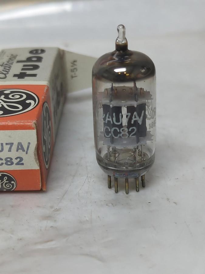 GE,12AU7A/ECC82,VACUUM TUBE LOT OF 3 NOS
