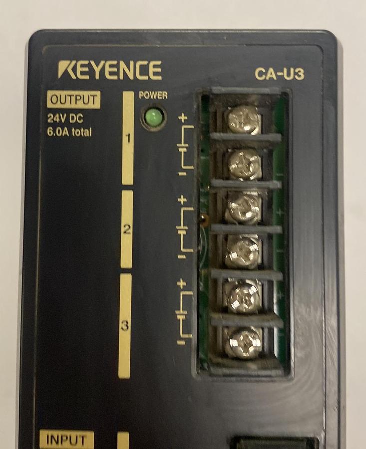 Used KEYENCE,CA-U3,POWER SUPPLY