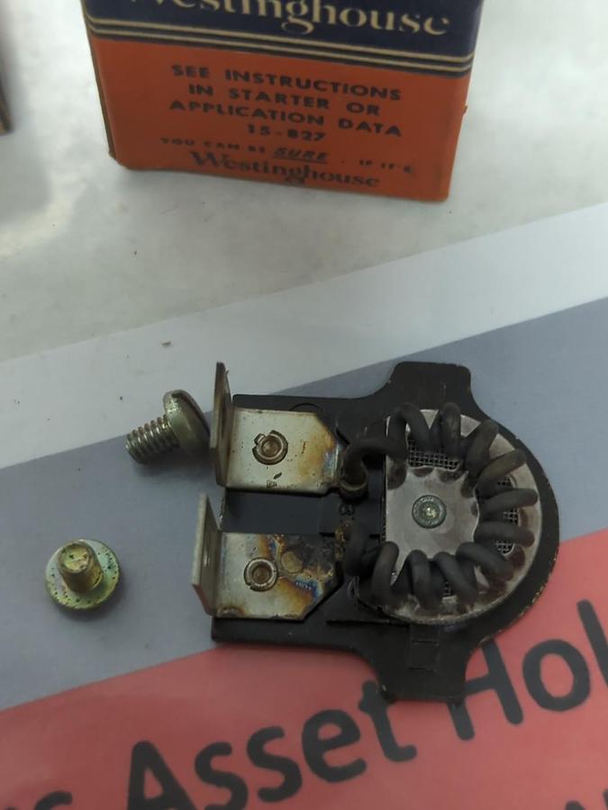 WESTINGHOUSE,966 491-H,OVERLOAD THERMAL HEATER RELAY LOT OF 2 NOS