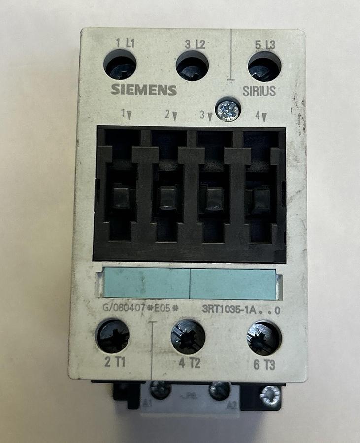 Used SIEMENS,3RT1045-1AP60,POWER CONTACTOR