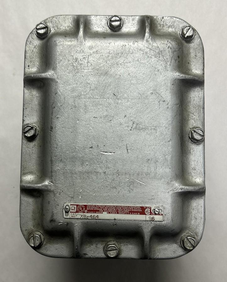 Used HUBBELL KILLARK,XB-464,ENCLOSURE JUNCTION BOX