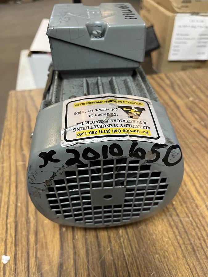 Used VEM,K21R-60-G-6,MOTOR .55kW 230/480V 3PH 1130RPM