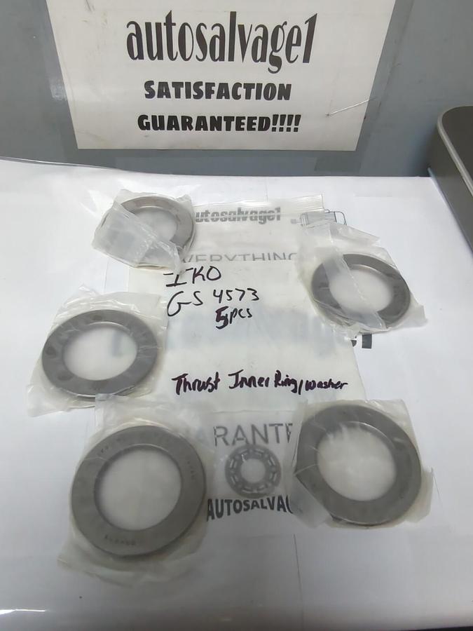IKO,GS4573,THRUST BEARING WASHER INNER RING 47MM ID X 73MM OD X 5.5MM H.LOT OF 5