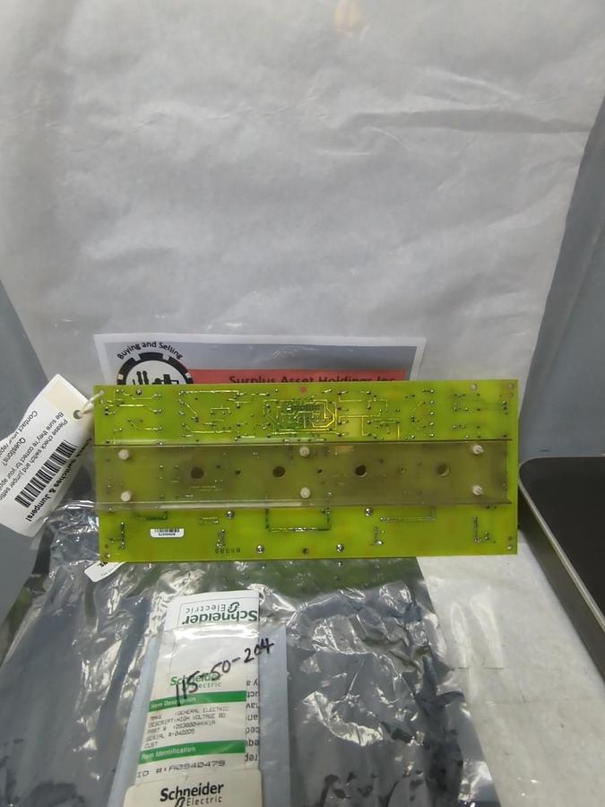 Used GE,DS3800NHVK1A,HIGH VOLTAGE BOARD PRE-OWNED