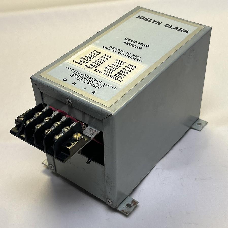 Used JOSLYN CLARK,B10-308305A-7,LOCKED ROTOR PROTECTOR