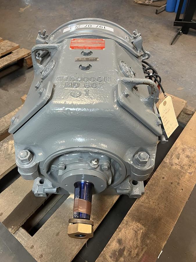 Used GE,MD-602,COMPOUND WOUND DC MOTOR 7.5/10 HP 600/700 RPM 230VDC