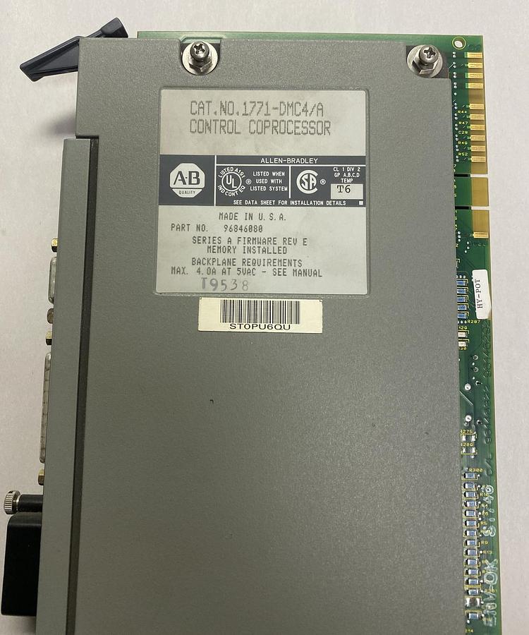 Used ALLEN BRADLEY,1771-DMC4/A,CONTROL COPROCESSOR