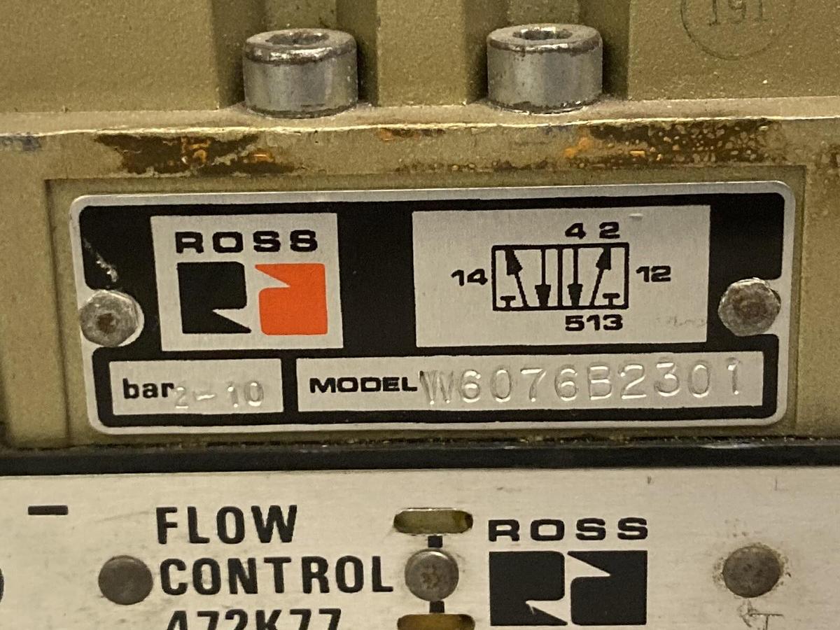 Used Ross,W6076B2301,Solenoid Valve
