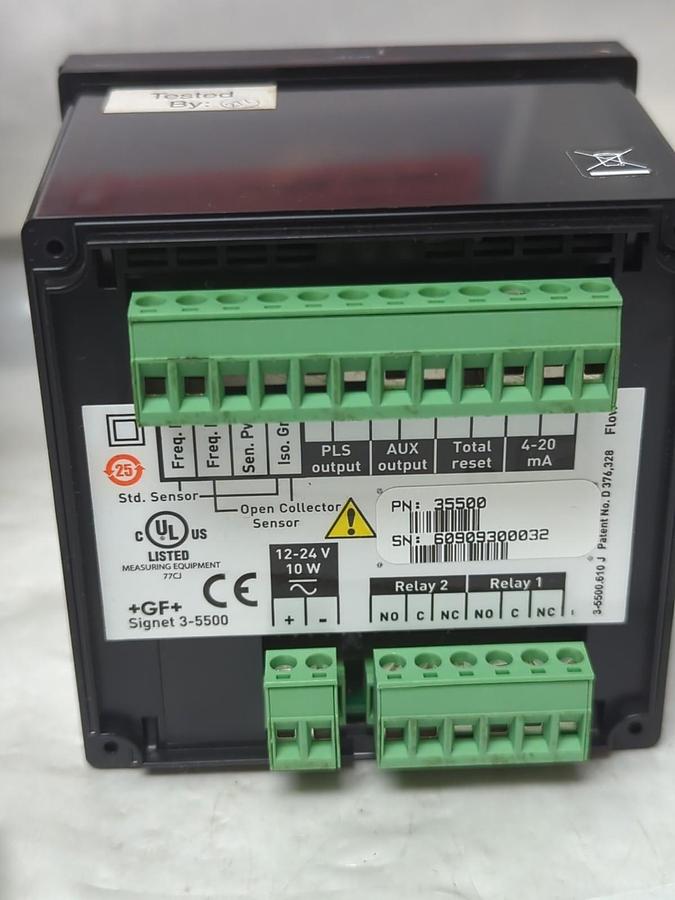 GEORGE FISCHER+SIGNET,35500,POWERED FLOWMETER WITH MOUNTING KIT NOS