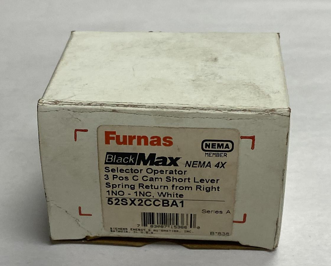 Furnas,52SX2CCBA1,Selector Switch 3 Position NOS