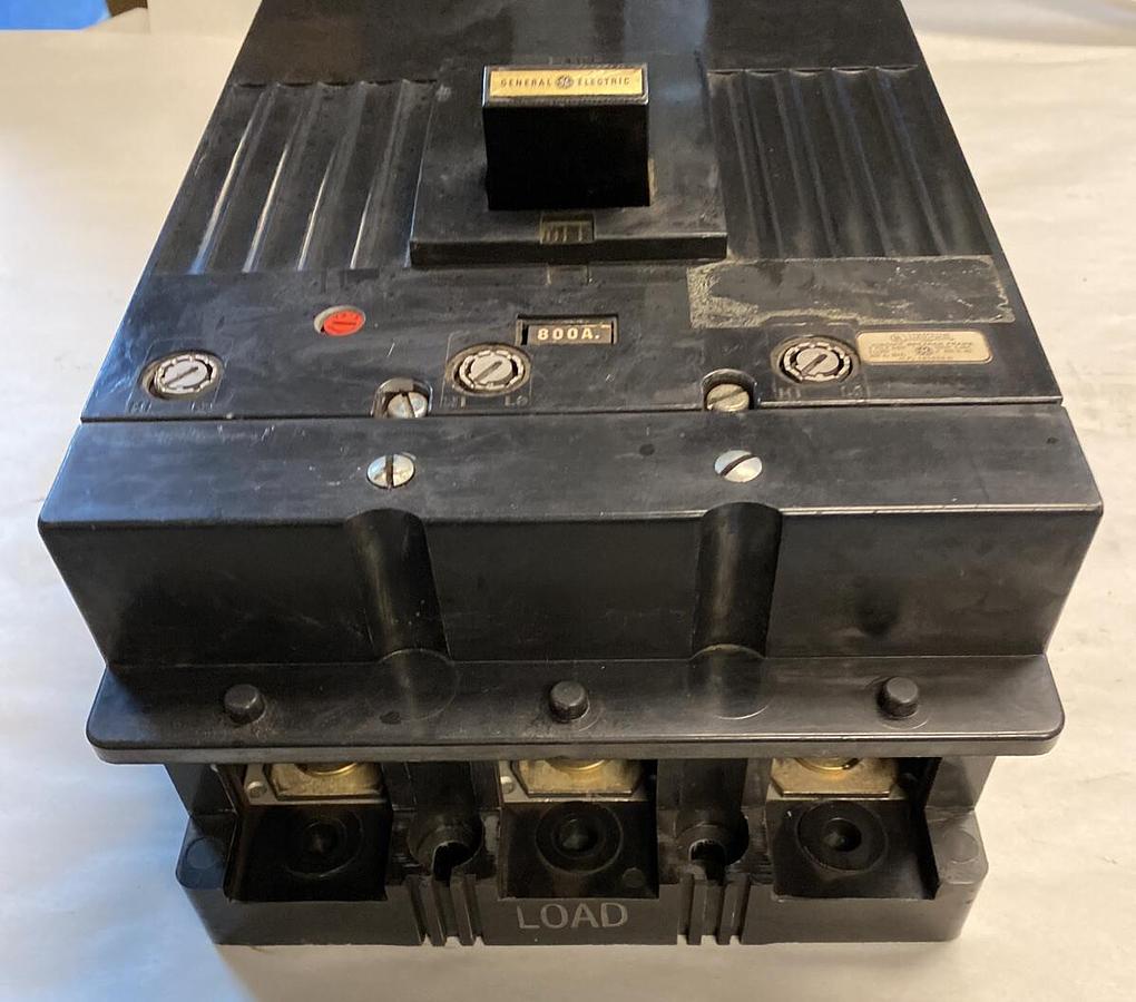 Used GE,E11592 185628-D,Circuit Breaker Frame 800AMP 600V 3 Pole