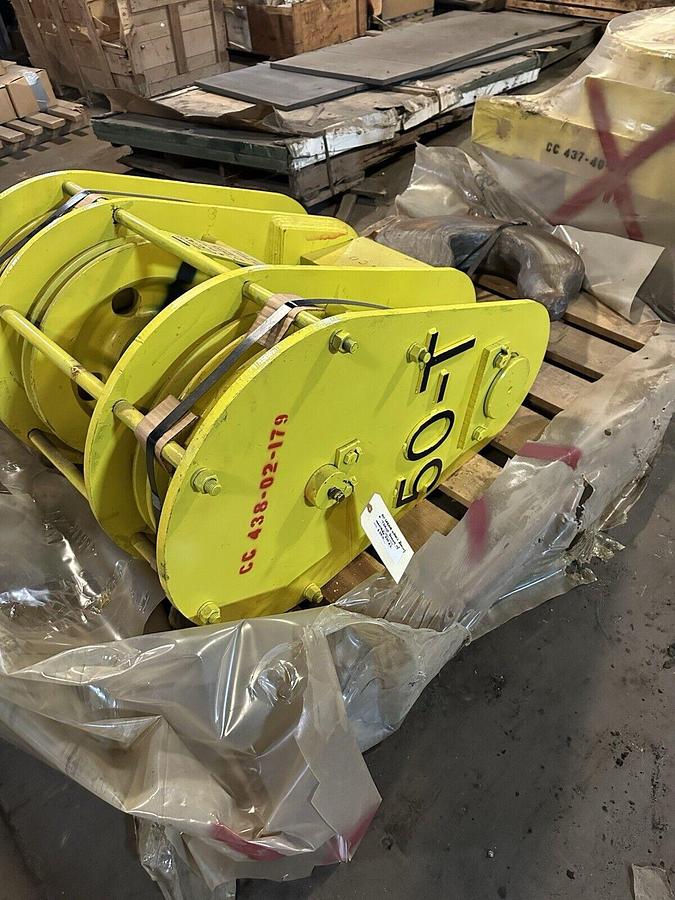 Used 50 Ton Crane Block/Hook 6 Sheaves Rebuilt
