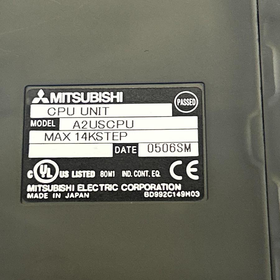 Used MITSUBISHI,A2USCPU,CPU UNIT