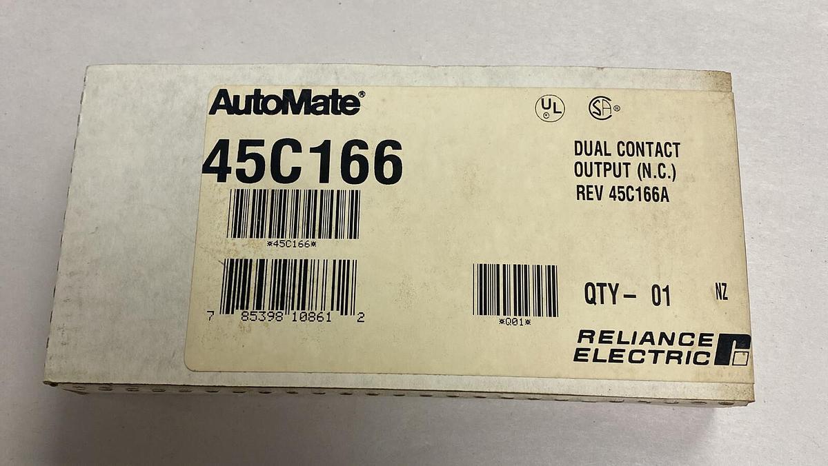 Used RELIANCE ELECTRIC,45C166,DUAL CONTACT NEW