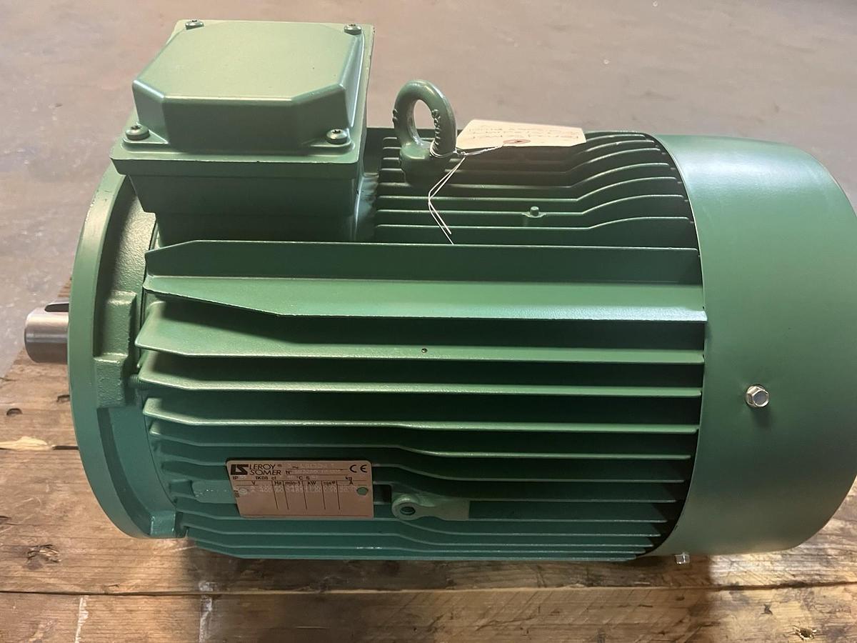 Used LEROY SOMER,LS132MT,MOTOR 15HP 3480RPM 3PH MOTOR